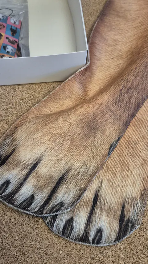 Dog Paw Socks & Lanyard Set - Limited Edition