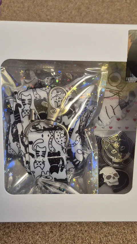 Cat Lanyard, Pins & Patch Set - Special Price