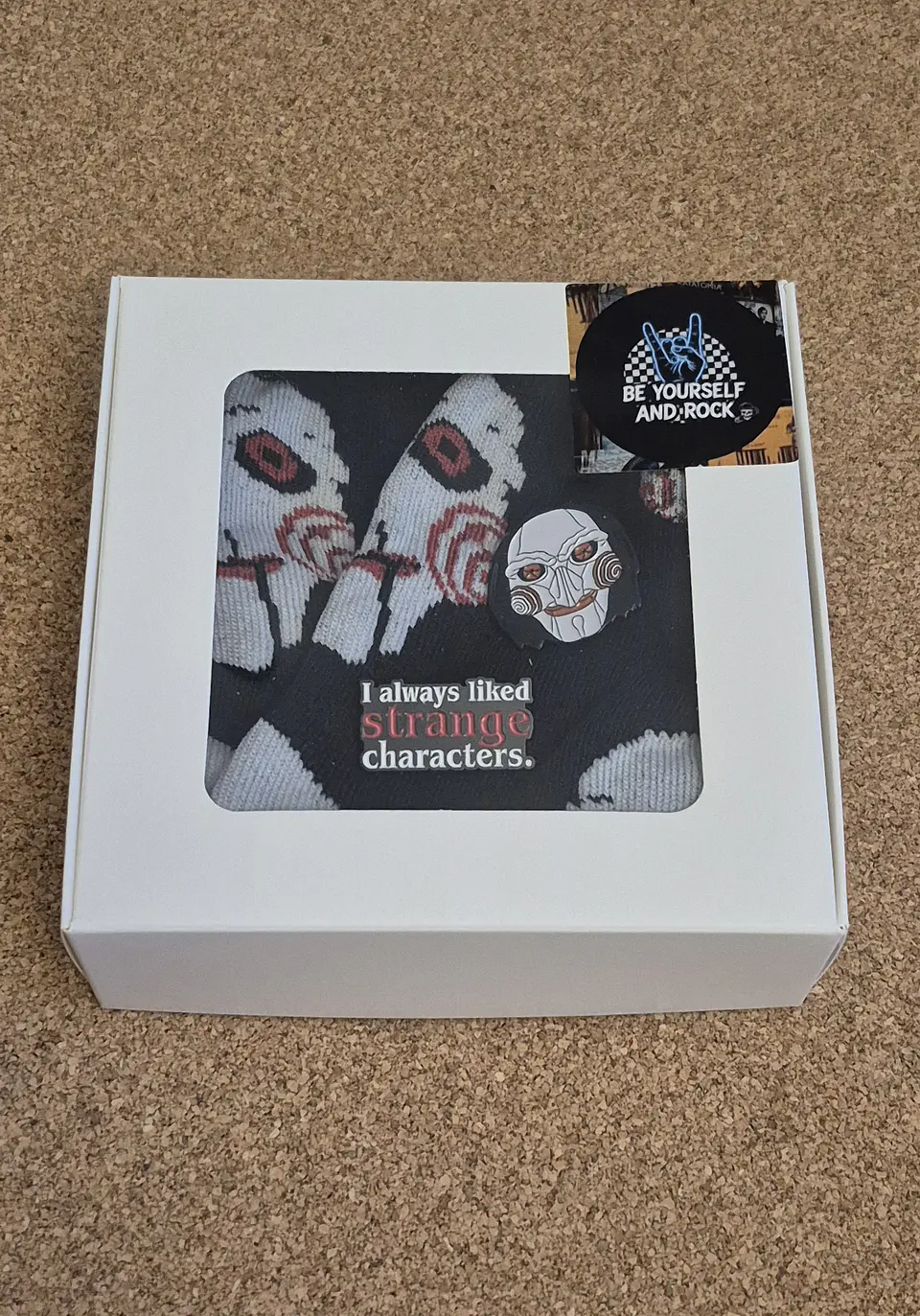 Saw Jigsaw Socks & 2 Pins Set - Special Price 1