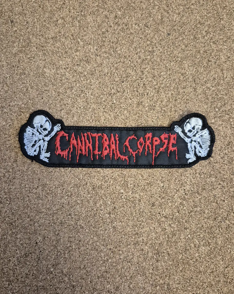 Cannibal Corpse - Skeletons Logo Patch - Embroidered (Sew-On) 1