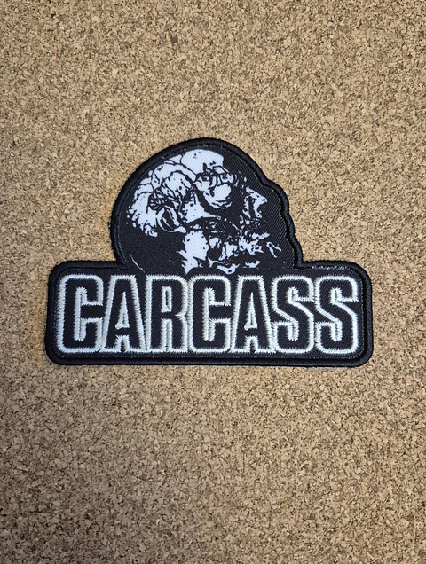 Carcass - Skull Design Patch - Embroidered (Iron-on)
