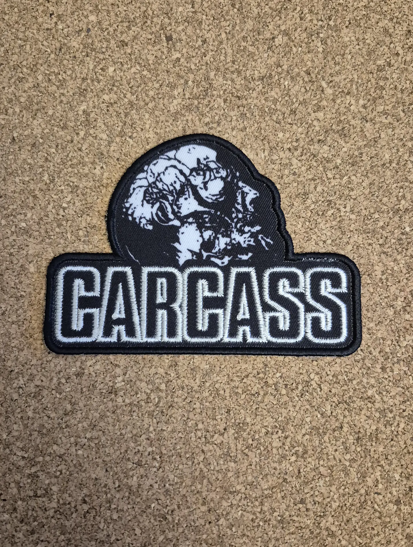 Carcass - Skull Design Patch - Embroidered (Iron-on) 1