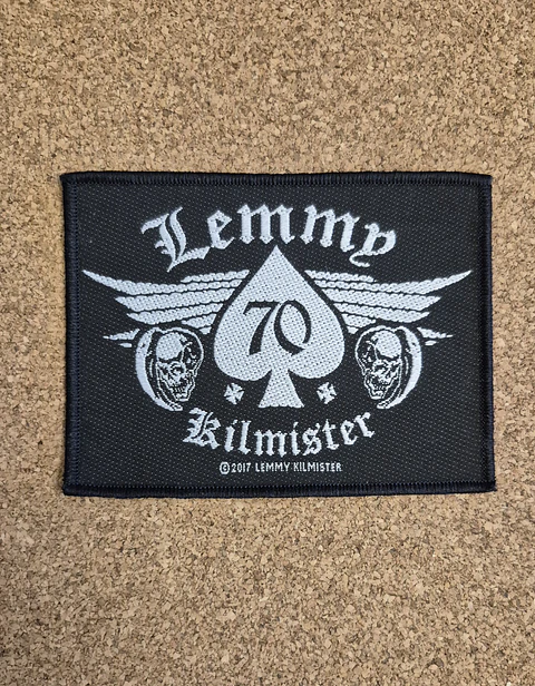 Lemmy Kilmister - Ace of Spades 70 - Woven Patch (Sew-On)