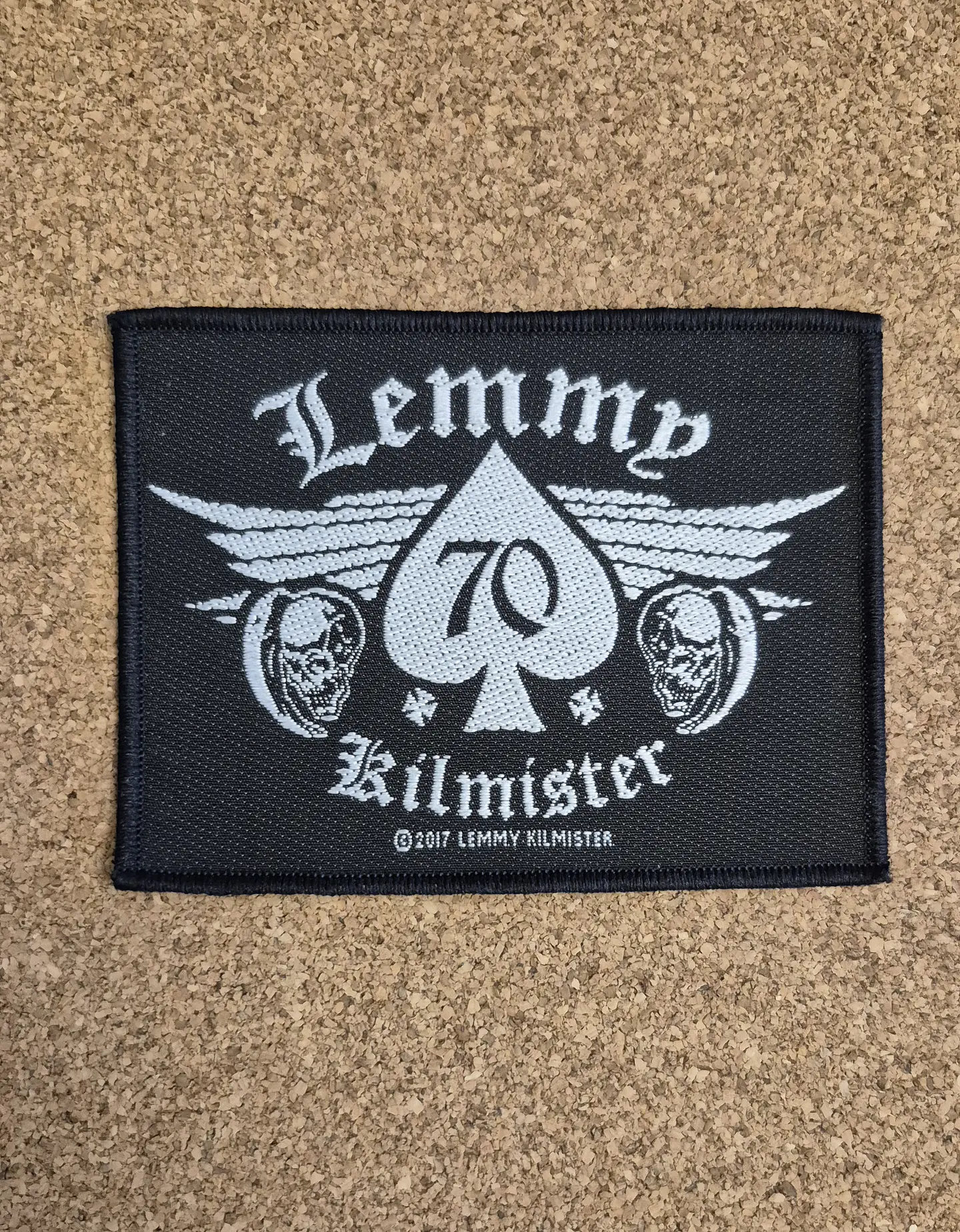 Lemmy Kilmister - Ace of Spades 70 - Woven Patch (Sew-On) 1