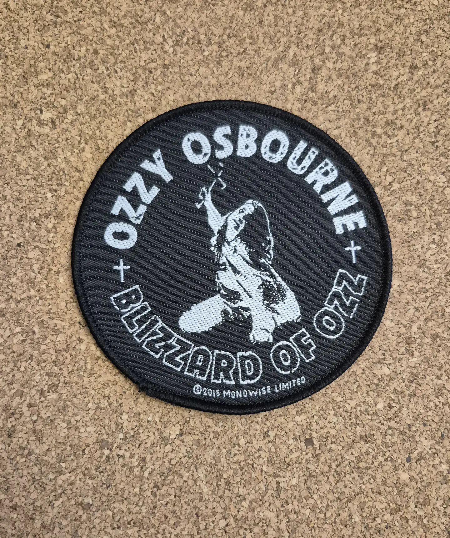 Ozzy Osbourne - Blizzard of Ozz Circular - Woven Patch (Sew-On) 1