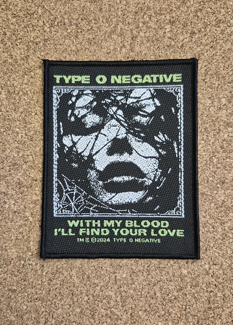 Type O Negative - With My Blood - Woven Patch (Sew-On)