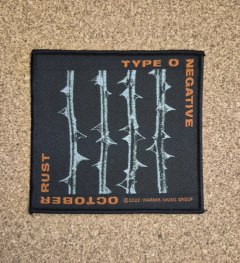 Type O Negative - October Rust Thorns - Woven Patch (Sew-On)
