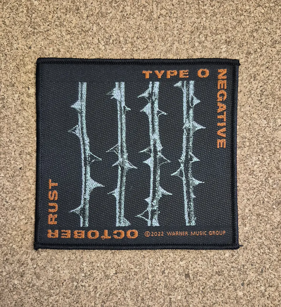 Type O Negative - October Rust Thorns - Woven Patch (Sew-On) 1