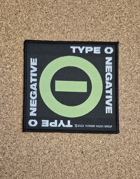 Type O Negative - Green Circle Logo - Woven Patch (Sew-On)