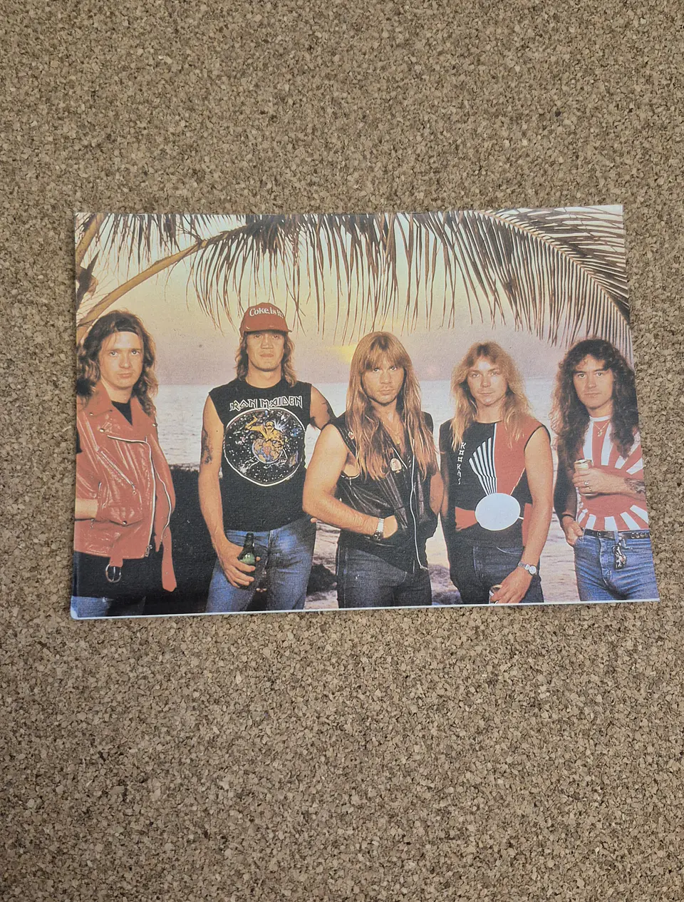 Vintage Postcard - Iron Maiden Beach Tropical Photo Rock' Stress 1