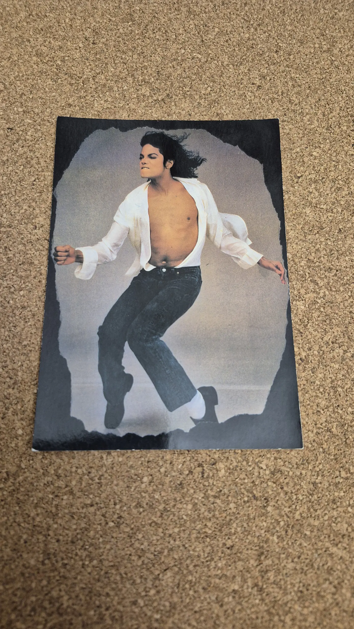 Vintage Postcard - Michael Jackson Dance White Shirt 1