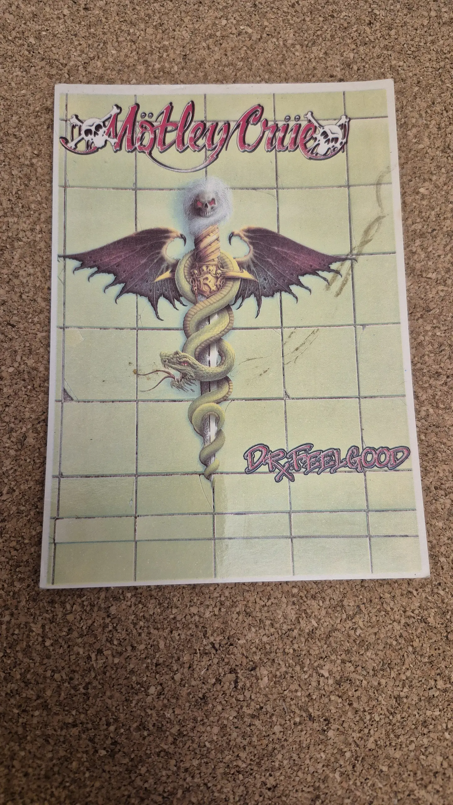 Vintage Postcard - Mötley Crüe Dr. Feelgood Album Cover 1