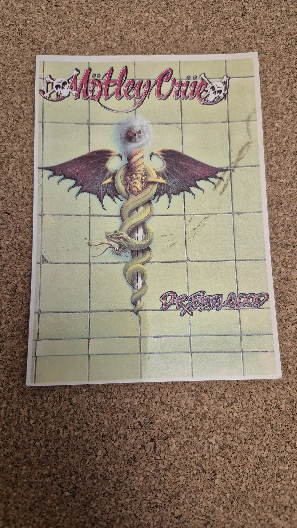 Vintage Postcard - Mötley Crüe Dr. Feelgood Album Cover 1