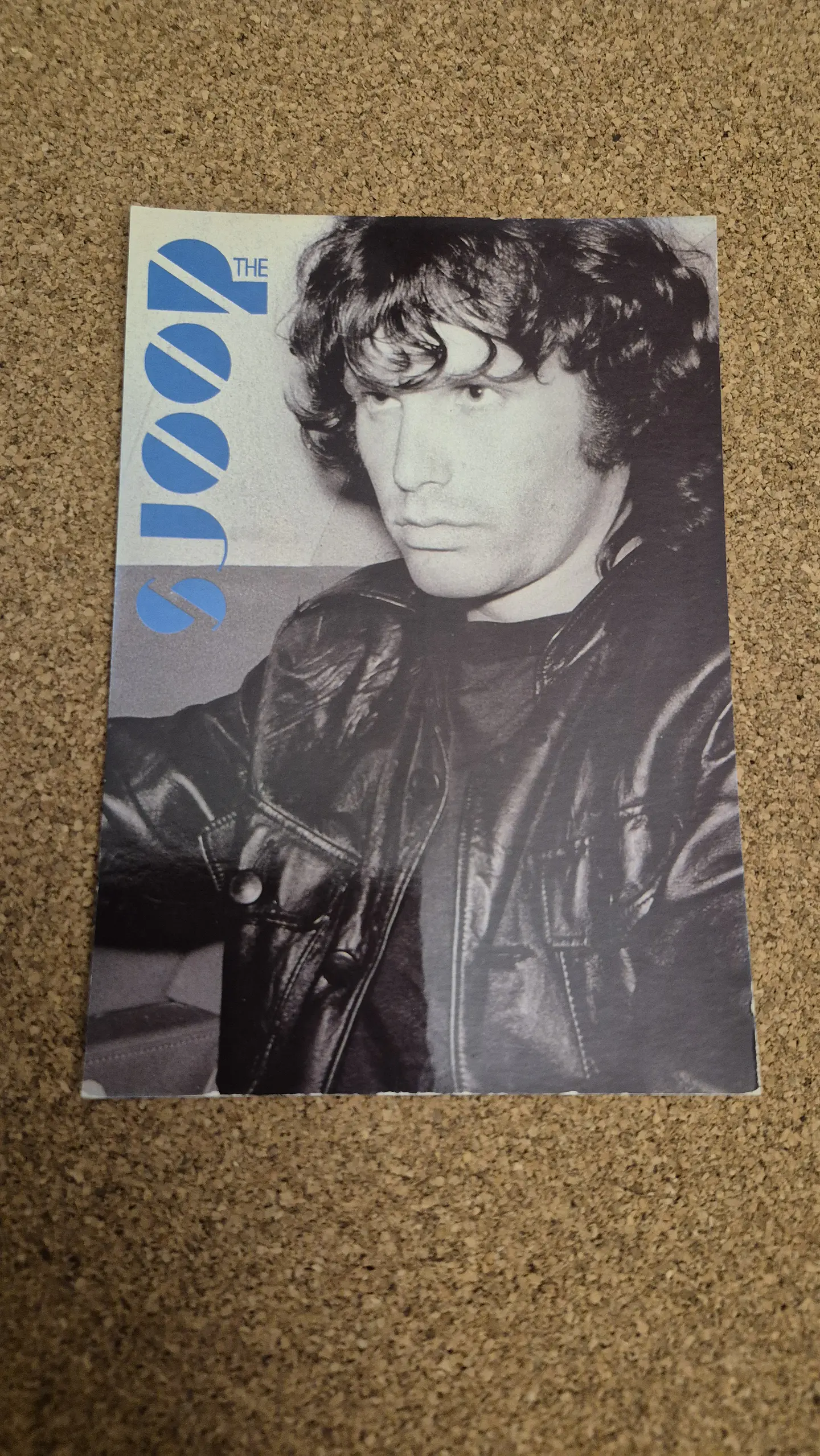 Vintage Postcard - Jim Morrison The Doors Leather Jacket Portrait 1
