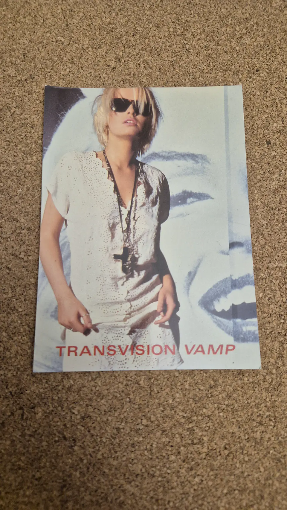 Vintage Postcard - Transvision Vamp Wendy James Pop Rock Band 1
