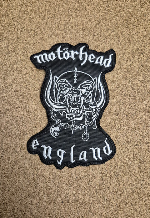 Motörhead England Patch - Embroidered (Iron-on)