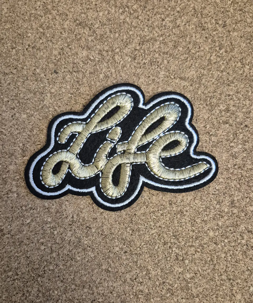Life Patch - Embroidered (Iron-on) 1