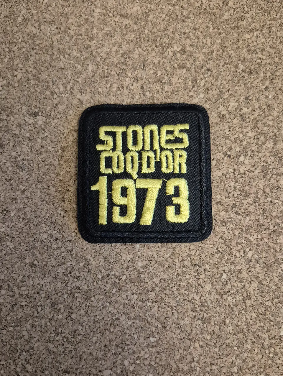 Stones Coq d'Or 1973 Patch - Embroidered (Iron-on) 1