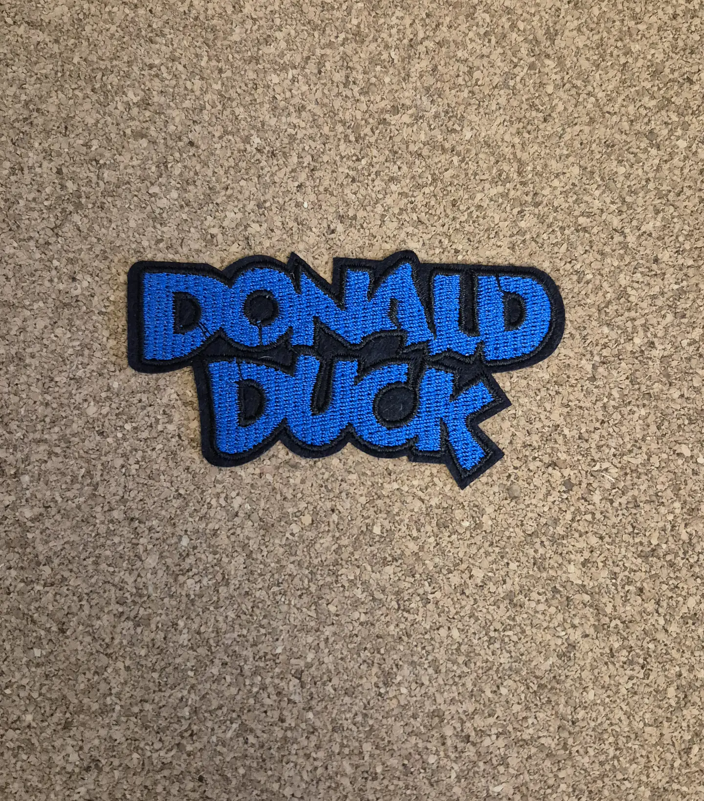 Donald Duck Logo Patch - Embroidered (Iron-on) 1