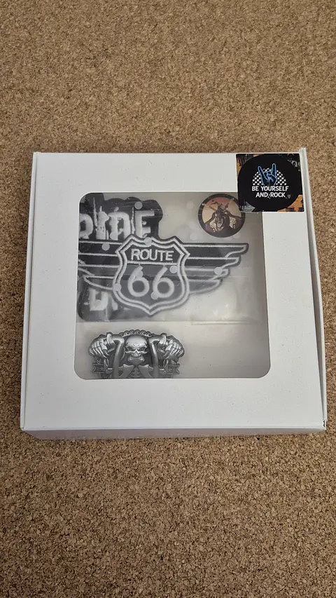 Special Biker Pack: Motorcycle Pin & Patches Set - Special Price