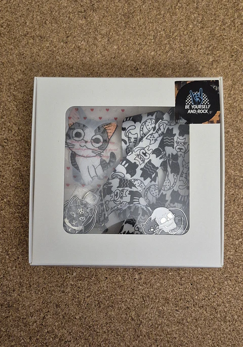 Special Animal Pack: Cat Lanyard, Pins & Patch Set - Special Price