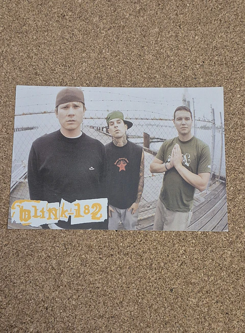 Vintage Postcard - Blink-182 (Horizontal)