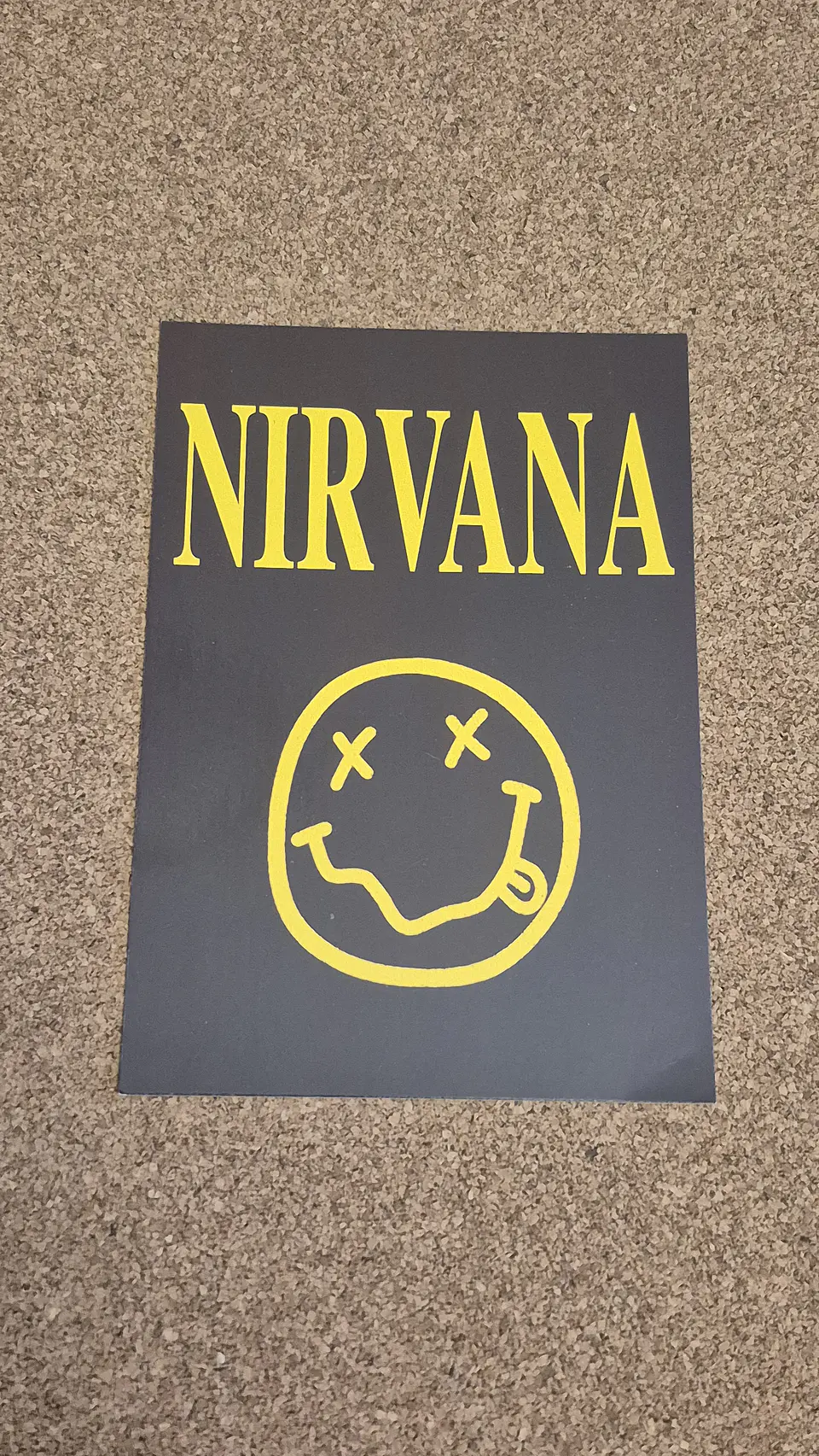 Vintage Postcard - Nirvana (Classic Smiley Face Logo) 1