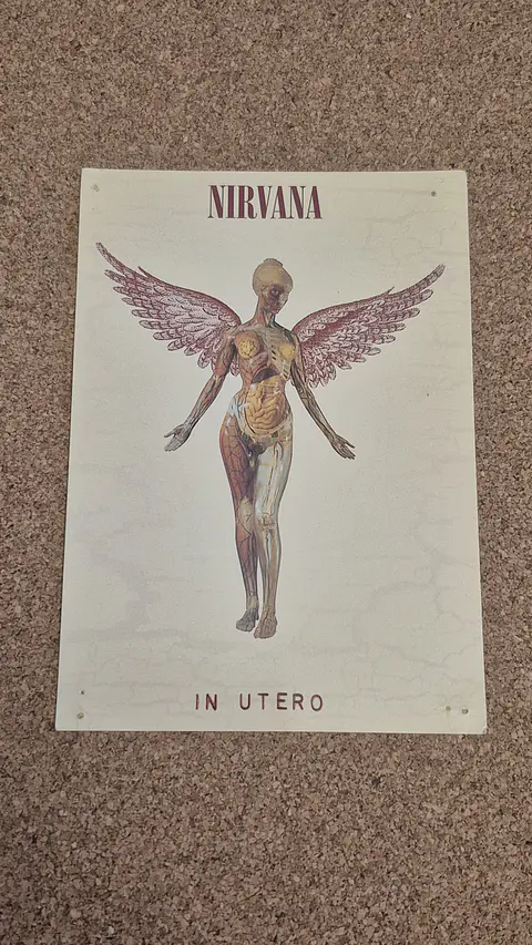 ​Vintage Postcard - Nirvana (In Utero Album Cover)