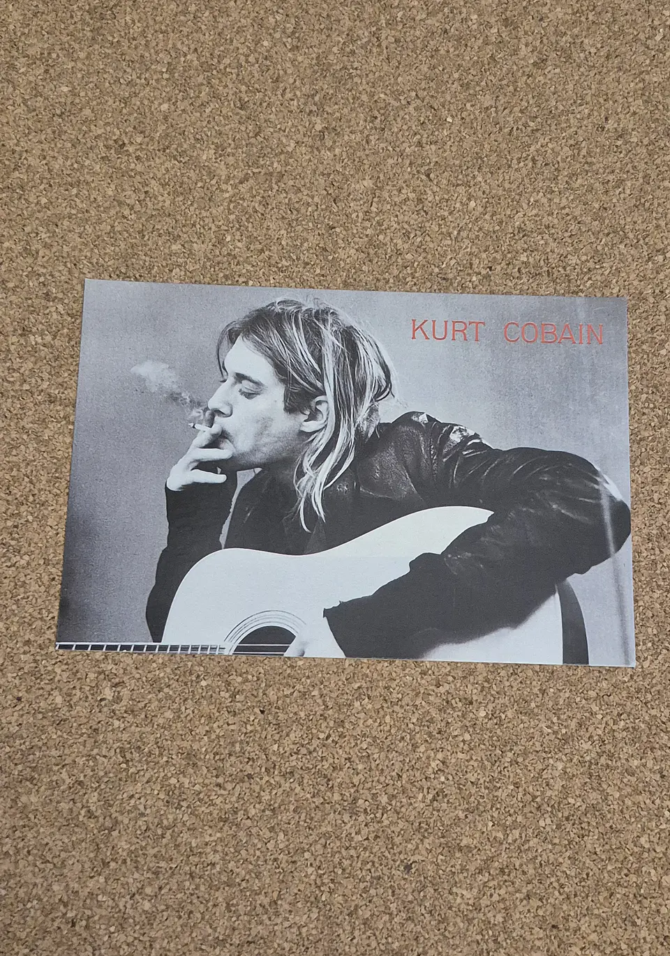 ​Vintage Postcard - Nirvana (Kurt Cobain Acoustic) 1