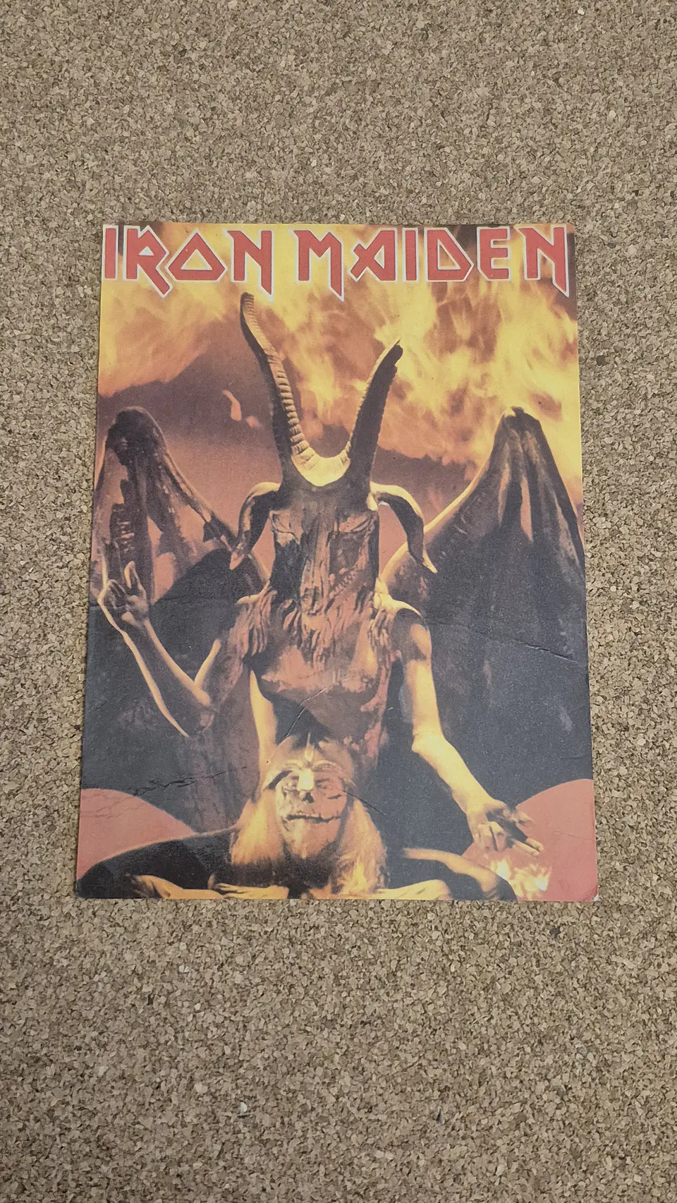 Vintage Postcard - Iron Maiden (The Number of the Beast Artwork) 1