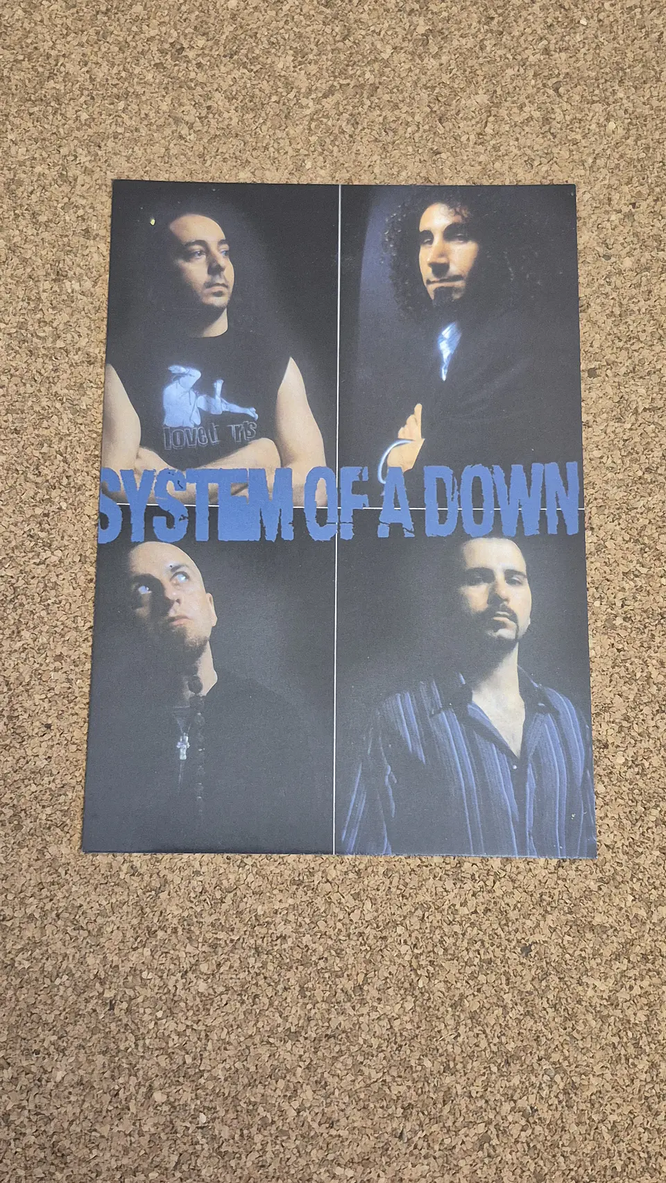 Vintage Postcard - System of a Down (Band Members Grid) 1