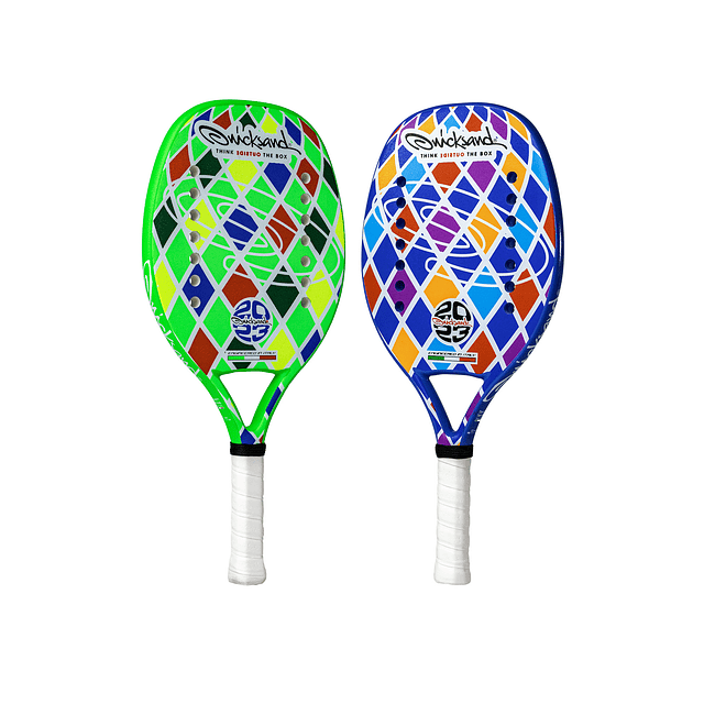 Beach Tennis Racket 2023 Quicksand Q1 Blue