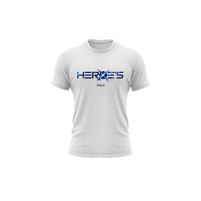 T-shirt Heroe's Blu Bianco Masculina