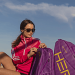 Mochila de Beach Tennis Heroe's Gravity Roxa