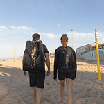 Beach Tennis Backpack - Heroe's Gravity Tech Pro Black