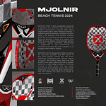   Raquete de Beach Tennis 2024 Heroe's Mjolnir