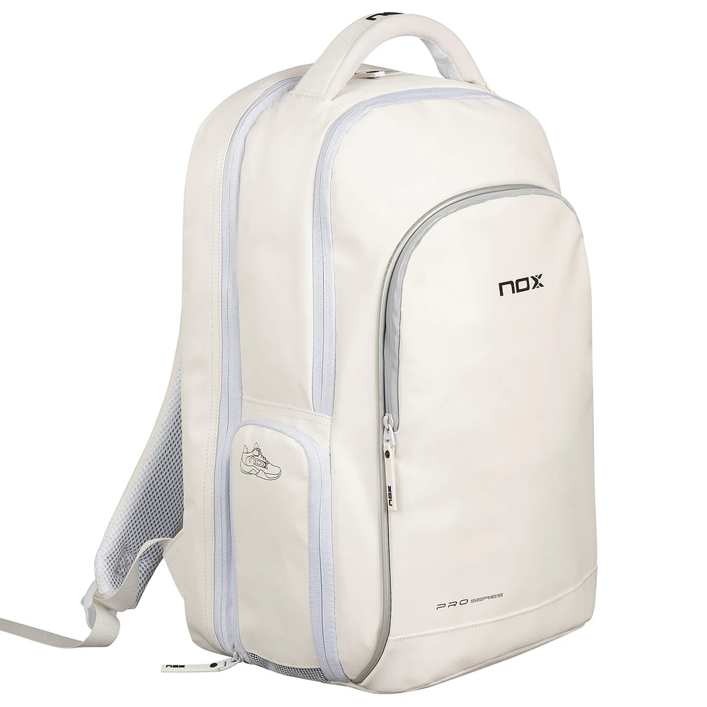 NOX Pro Series Beach Tennis Backpack White