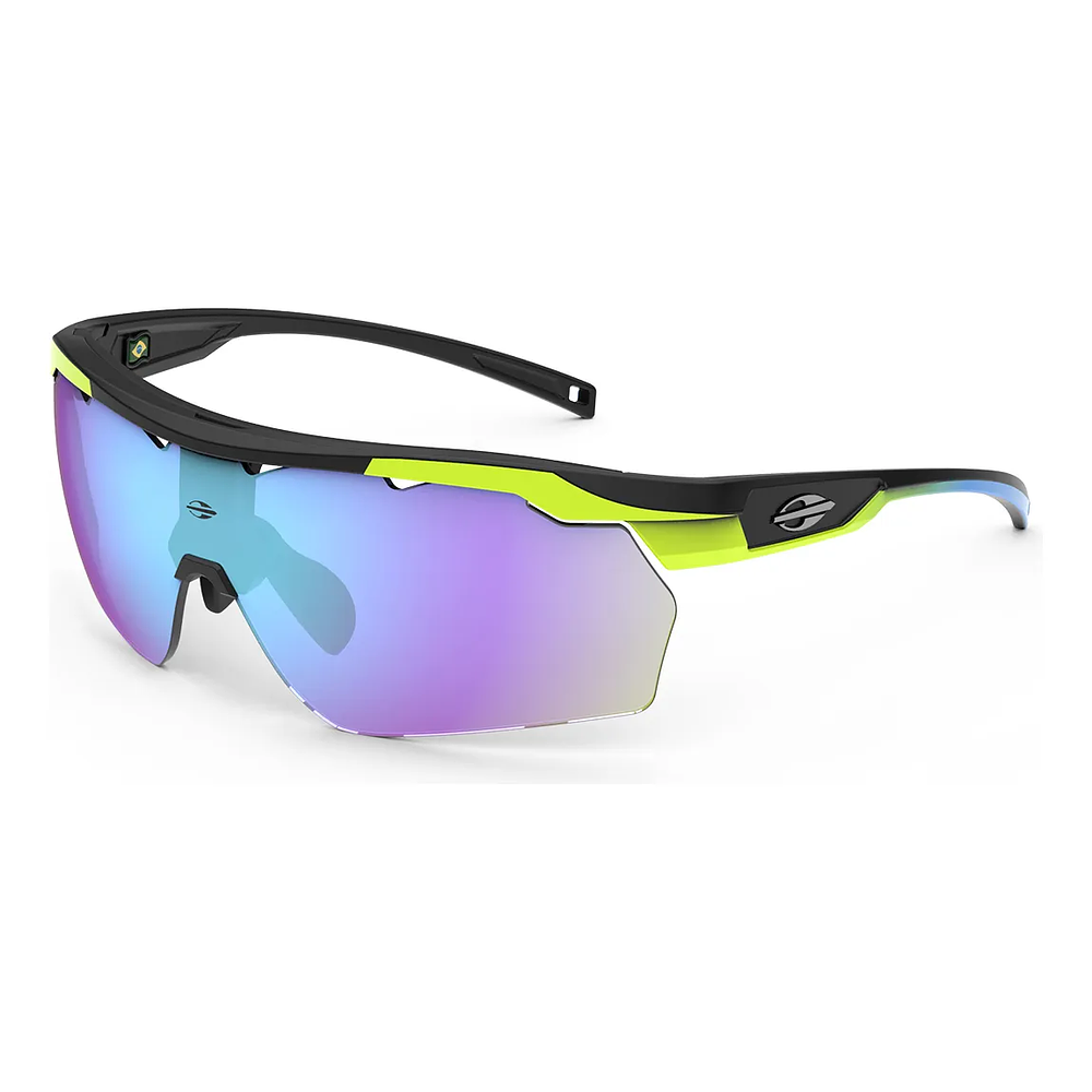 Mormaii Smash Vini Font Black and Green Glasses