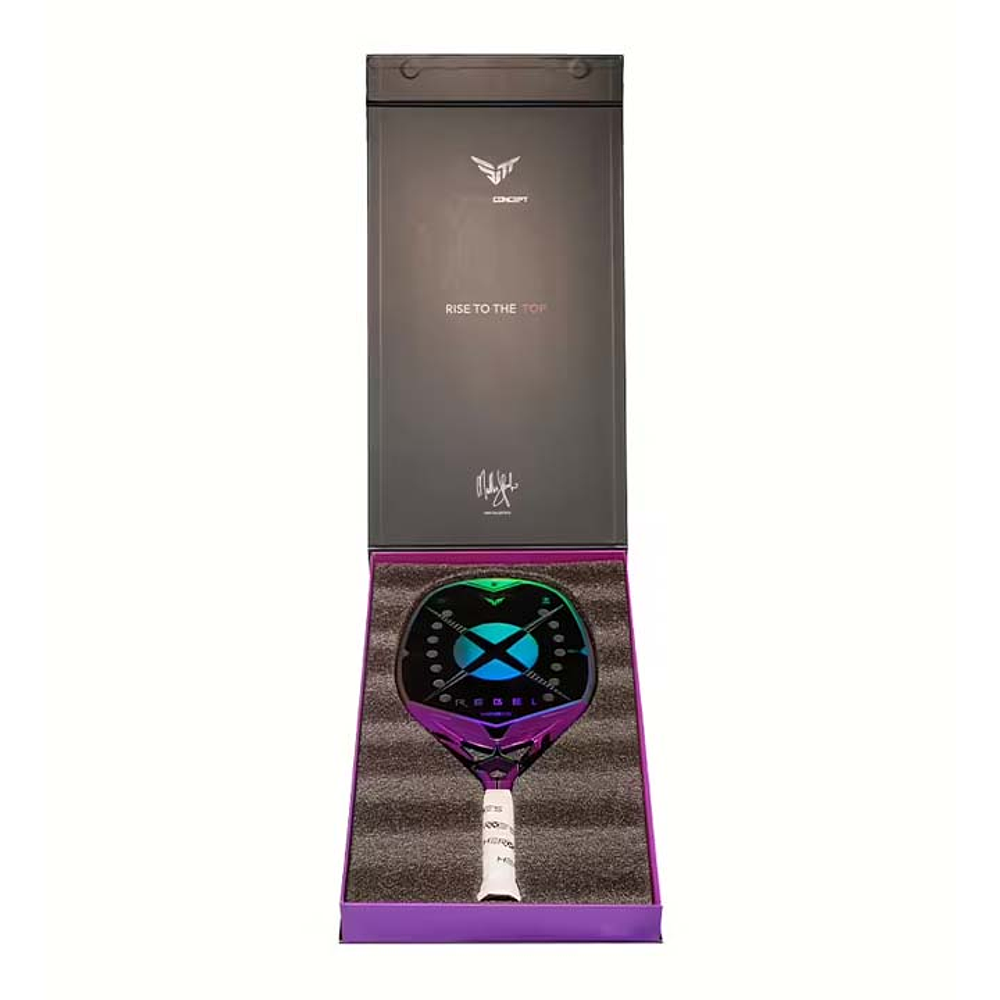       Raquete de Beach Tennis 2026 Heroe's Rebel c/ trat. Glipper