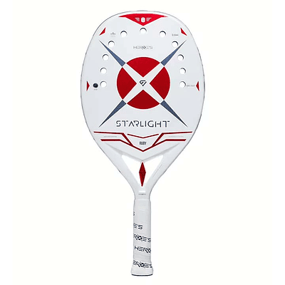       Raquete de Beach Tennis 2026 Heroe's Starlight Rubi c/ Glipper