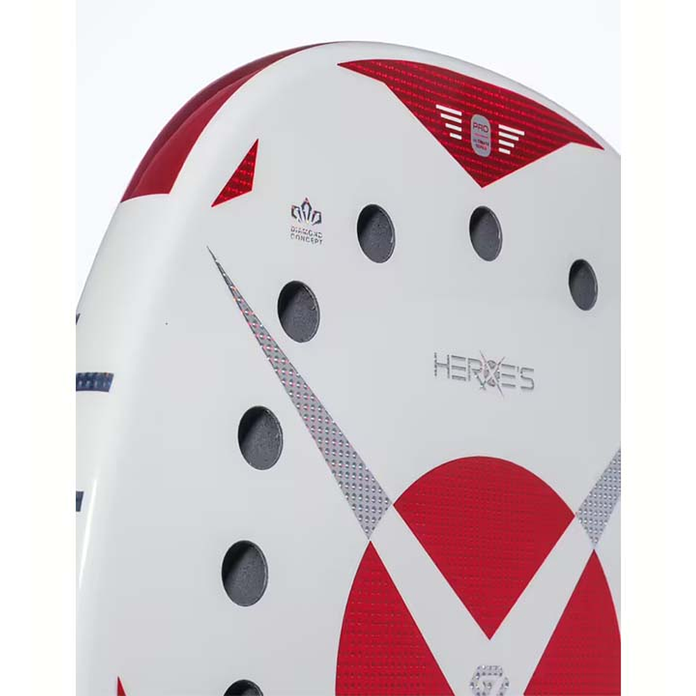       Raquete de Beach Tennis 2026 Heroe's Starlight Rubi c/ Glipper