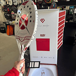       Raquete de Beach Tennis 2026 Heroe's Starlight Rubi c/ Glipper