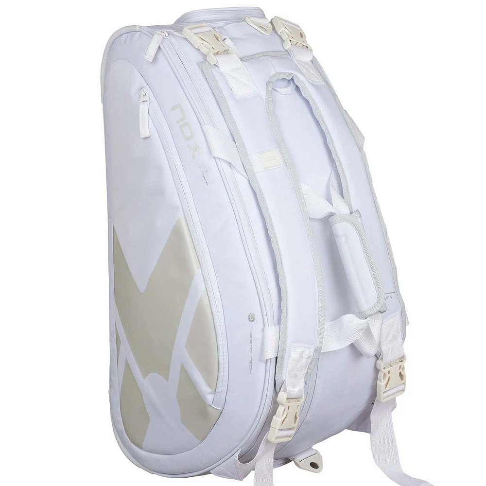 NOX AT10 Team White Beach Tennis Racket Bag