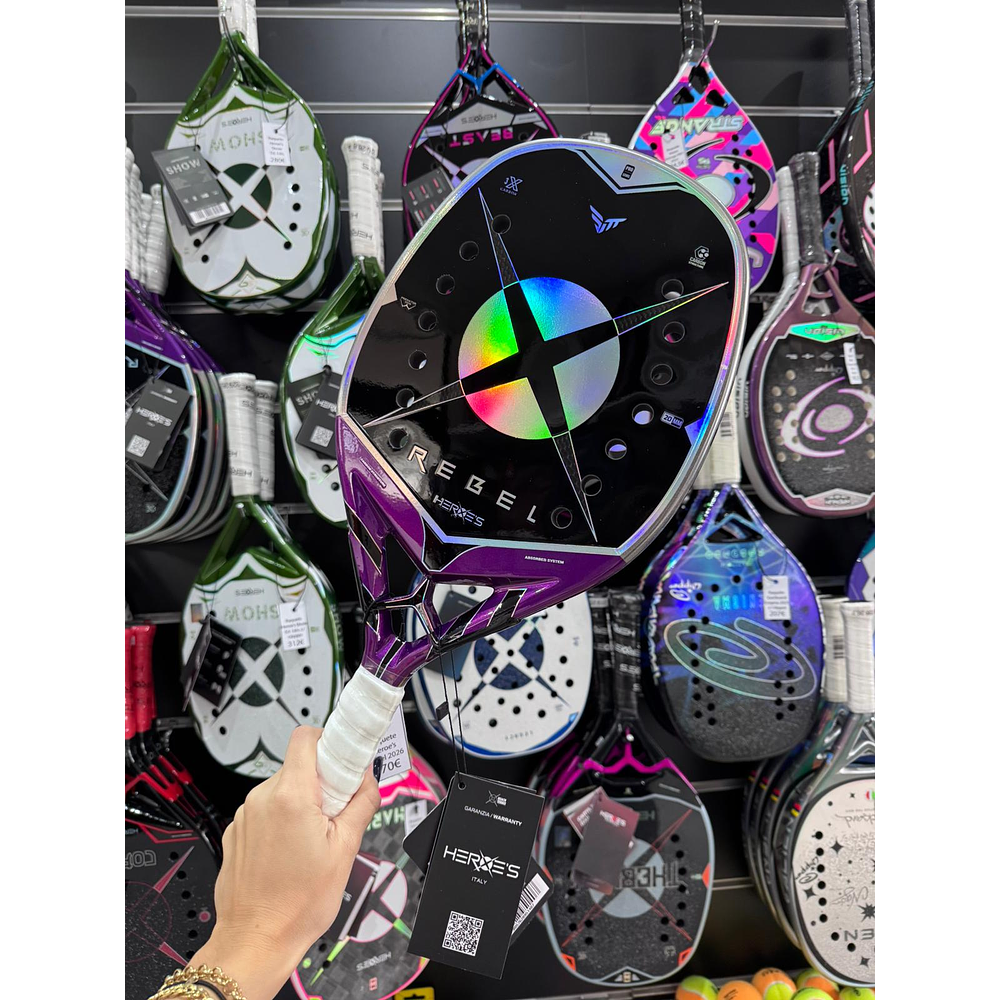       Raquete de Beach Tennis 2026 Heroe's Rebel