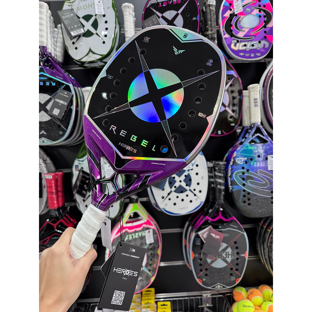       Raquete de Beach Tennis 2026 Heroe's Rebel