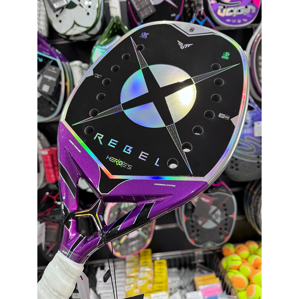       Raquete de Beach Tennis 2026 Heroe's Rebel