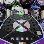 Heroe's Rebel 2026 Beach Tennis Racket with Glipper Treatment
