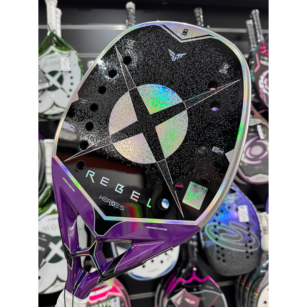 Heroe's Rebel 2026 Beach Tennis Racket with Glipper Treatment
