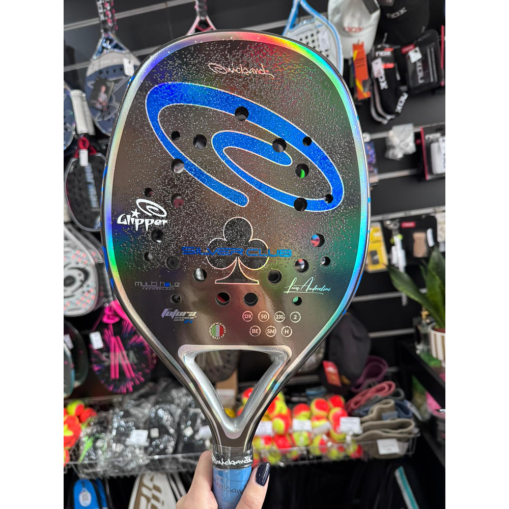 Quicksand Silverclub 2026 Beach Tennis Racket with Gripper