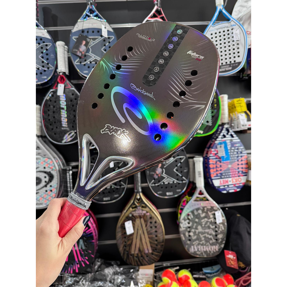     Beach Tennis Racket 2026 Quicksand Nolook Black